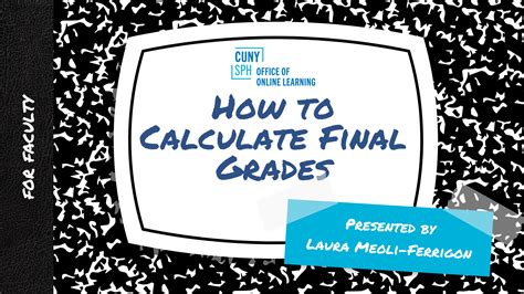 how to calculate blackboard grades